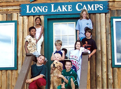 Several Young Guests, Maine Family Vacations, Long Lake Camps, Princeton