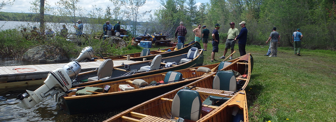 fishing_trip_gathering Maine Vacation Rentals ~ Long Lake Camps